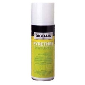 3 Aérosols au Pyrèthre Naturel x250ml- insecticide naturel efficace  anti-punaises, mouches, moustiques, puces, moucherons, anti-insectes 250 ml  (3) : : Epicerie